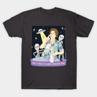 Kate McKinnon SNL Alien Abduction T-Shirt